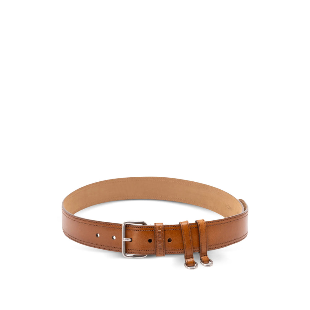 Miu Miu Brown Belts Men MIU MIU