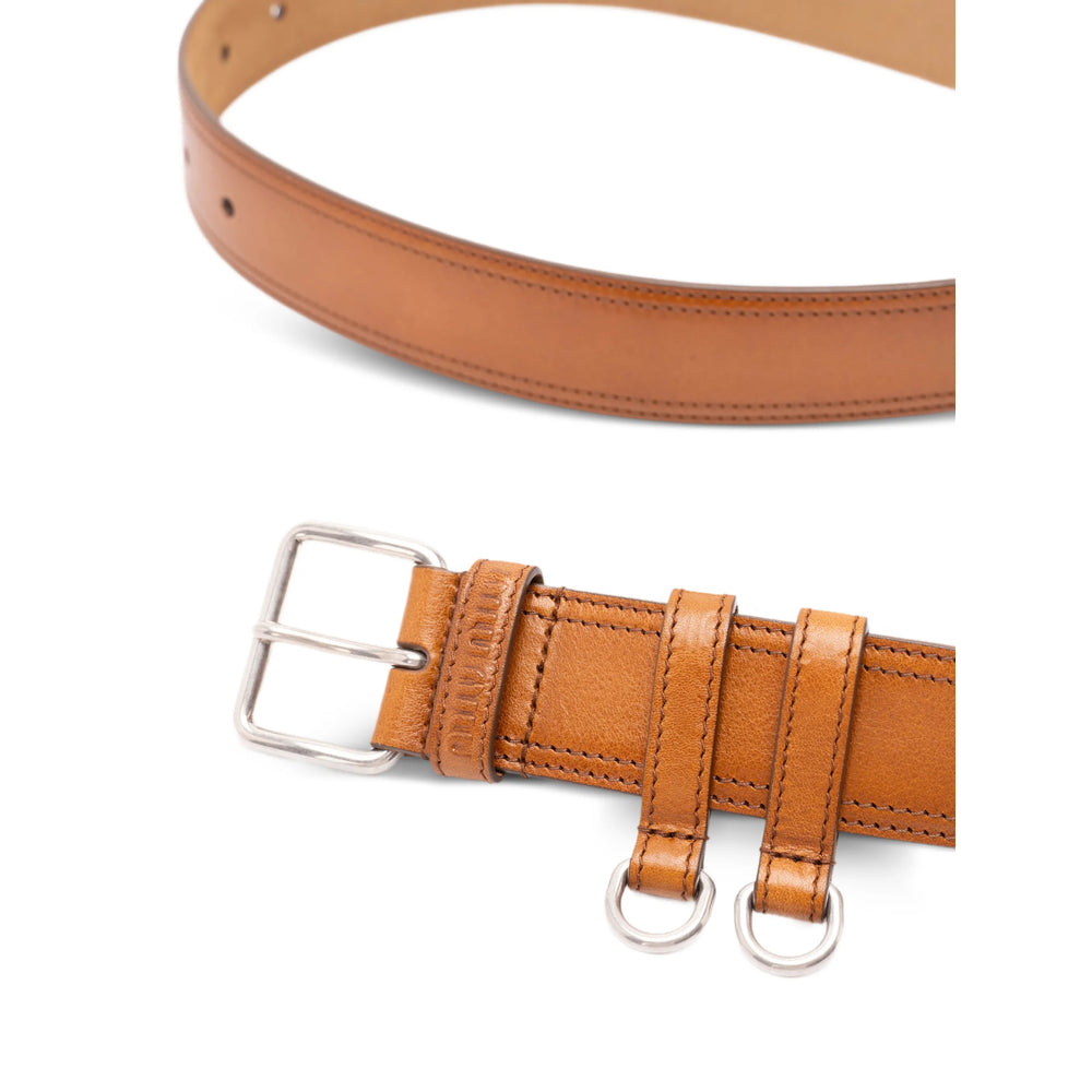 Miu Miu Brown Belts Men MIU MIU