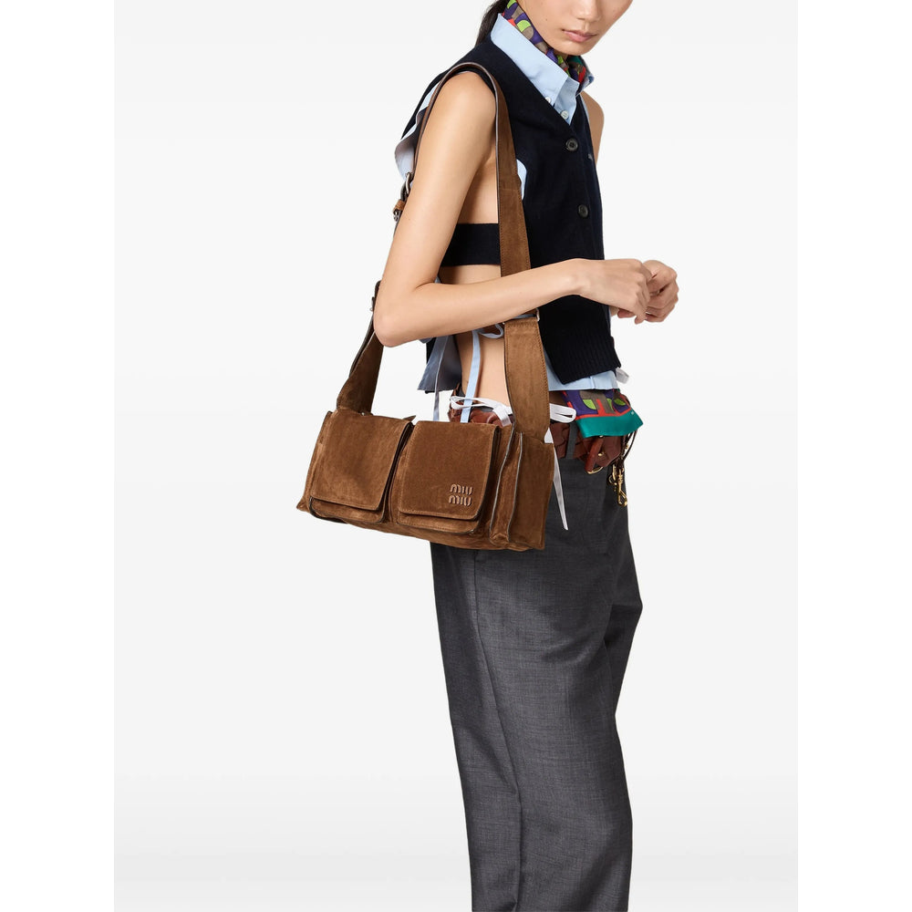 Miu Miu Brown Shoulder Bags Women MIU MIU