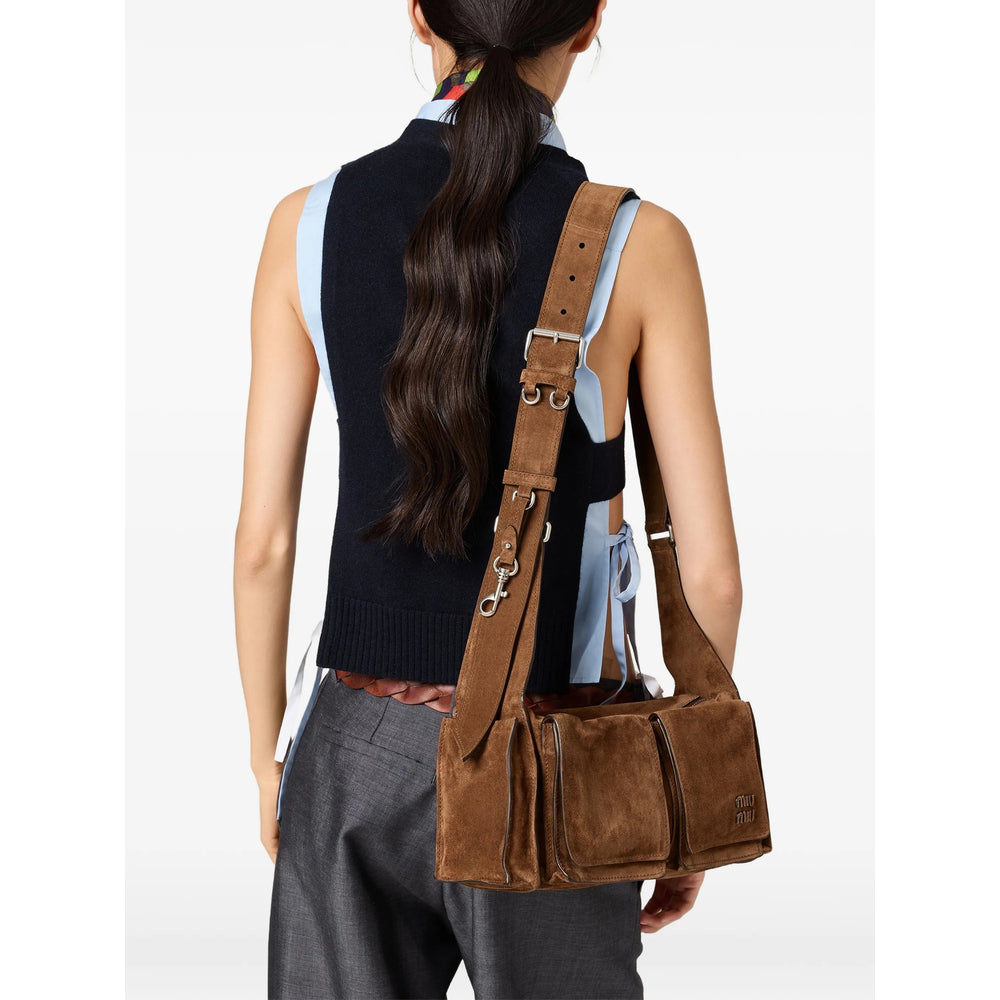 Miu Miu Brown Shoulder Bags Women MIU MIU