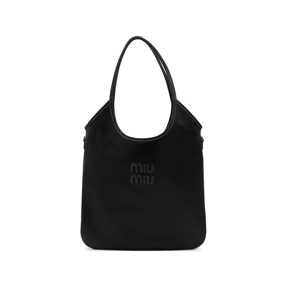 Miu Miu Black Tote Bags Women MIU MIU