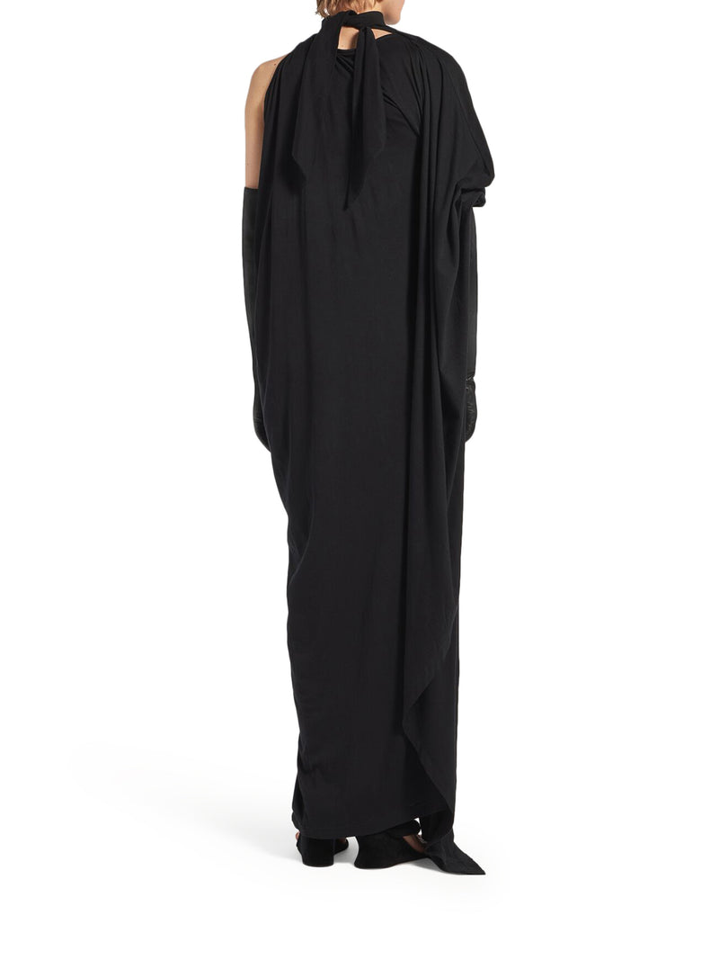 Balenciaga Women The Door Women`S Long Dress In Black BALENCIAGA
