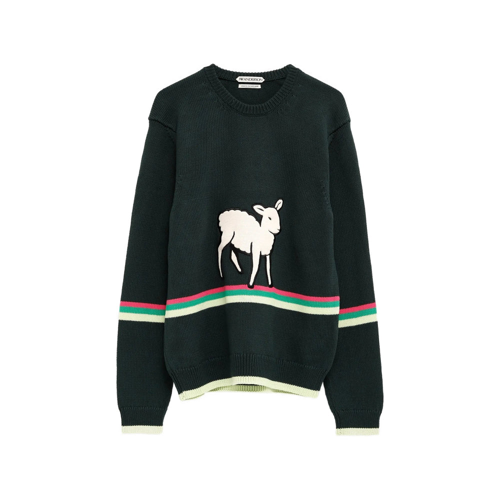 Jw Anderson Green Knitwear - Jumpers Women J.W. ANDERSON