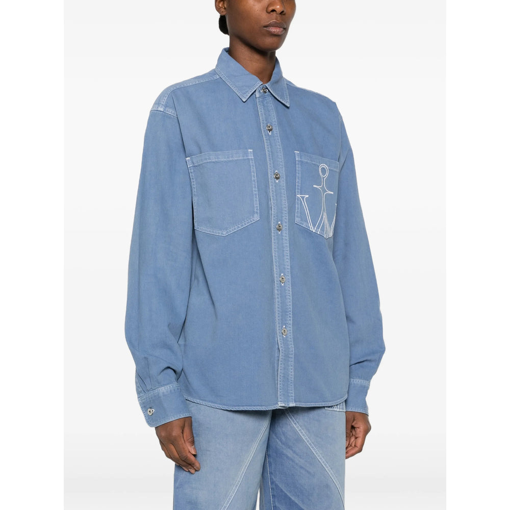 Jw Anderson Blue Tops - Shirts Women J.W. ANDERSON