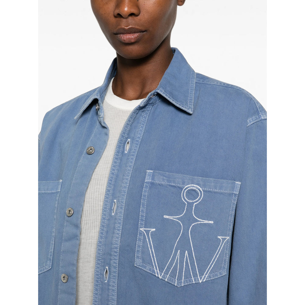 Jw Anderson Blue Tops - Shirts Women J.W. ANDERSON