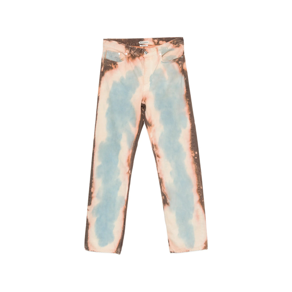 Jw Anderson Orange Denim - Regular & Straight-Leg Jeans Men J.W. ANDERSON