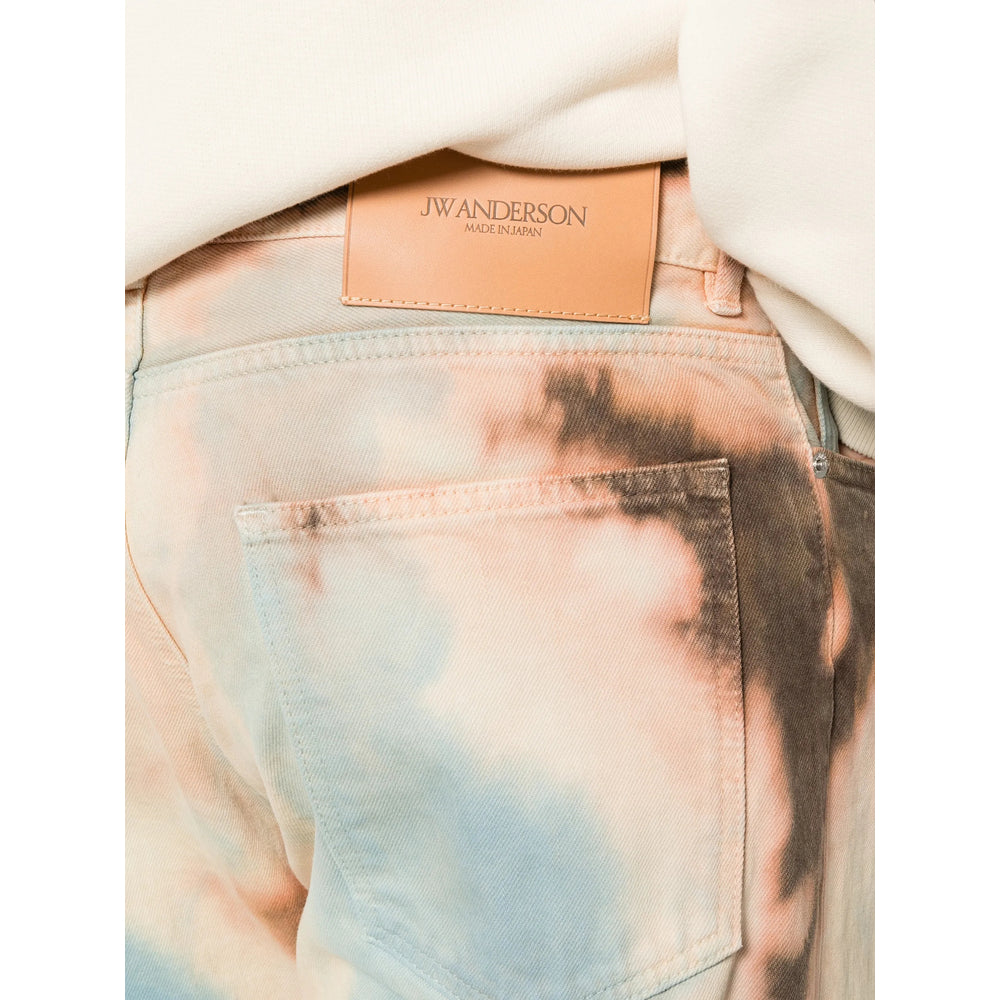 Jw Anderson Orange Denim - Regular & Straight-Leg Jeans Men J.W. ANDERSON