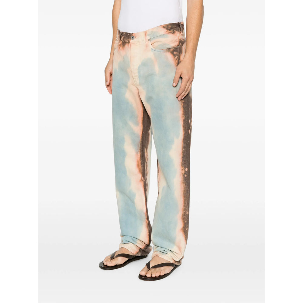 Jw Anderson Orange Denim - Regular & Straight-Leg Jeans Men J.W. ANDERSON