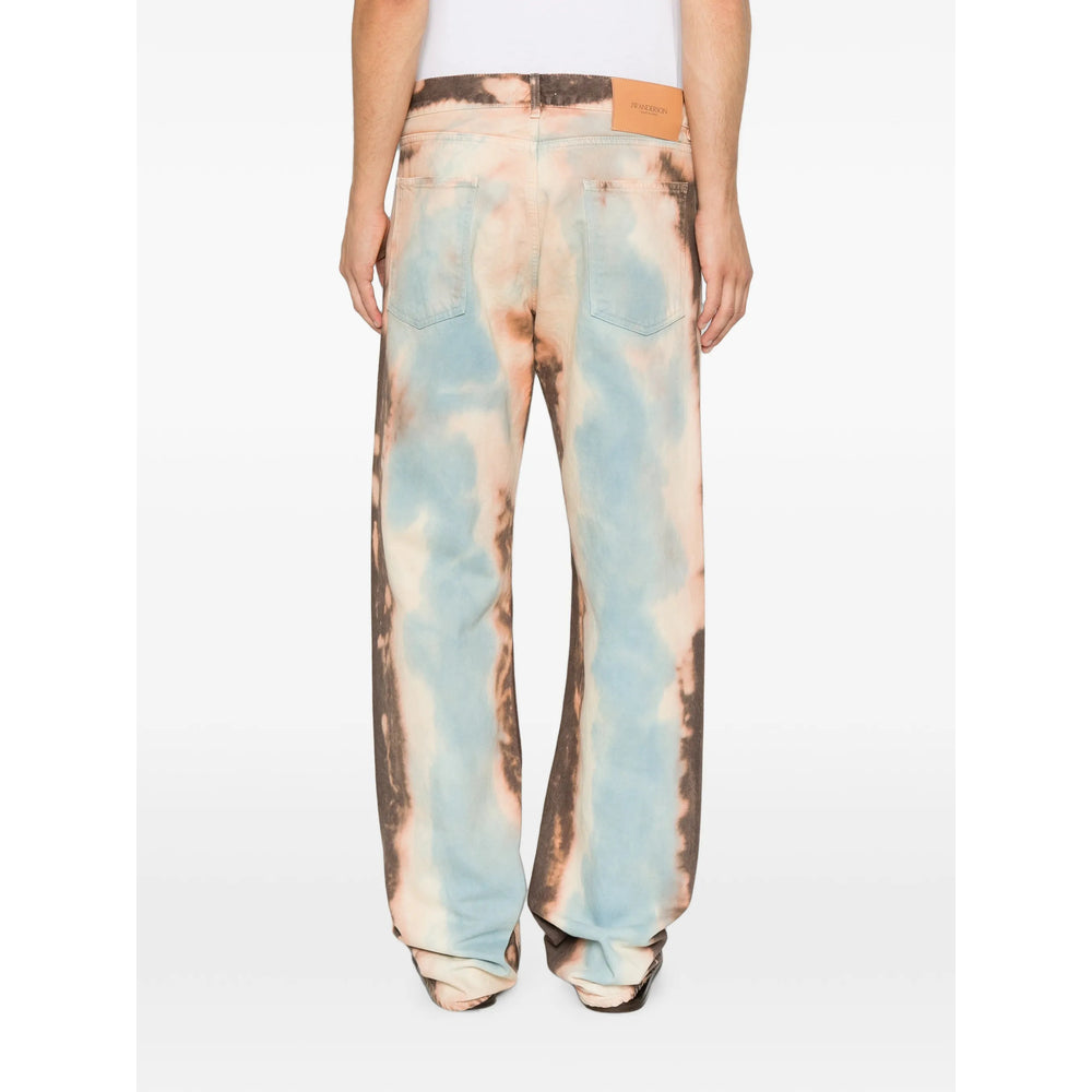 Jw Anderson Orange Denim - Regular & Straight-Leg Jeans Men J.W. ANDERSON