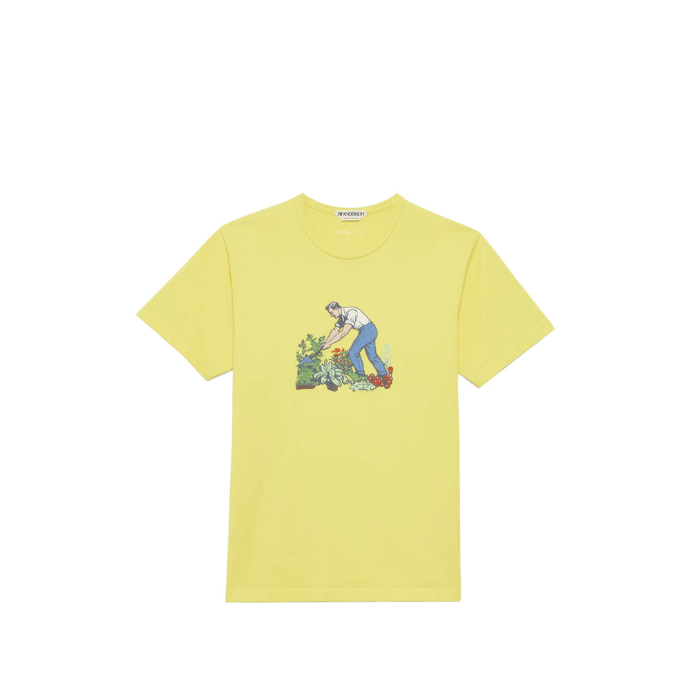 Jw Anderson Yellow Polo Shirts Men J.W. ANDERSON