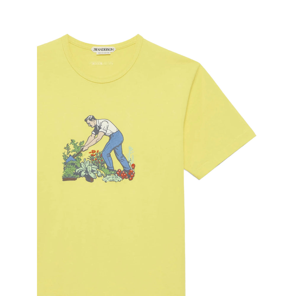 Jw Anderson Yellow Polo Shirts Men J.W. ANDERSON