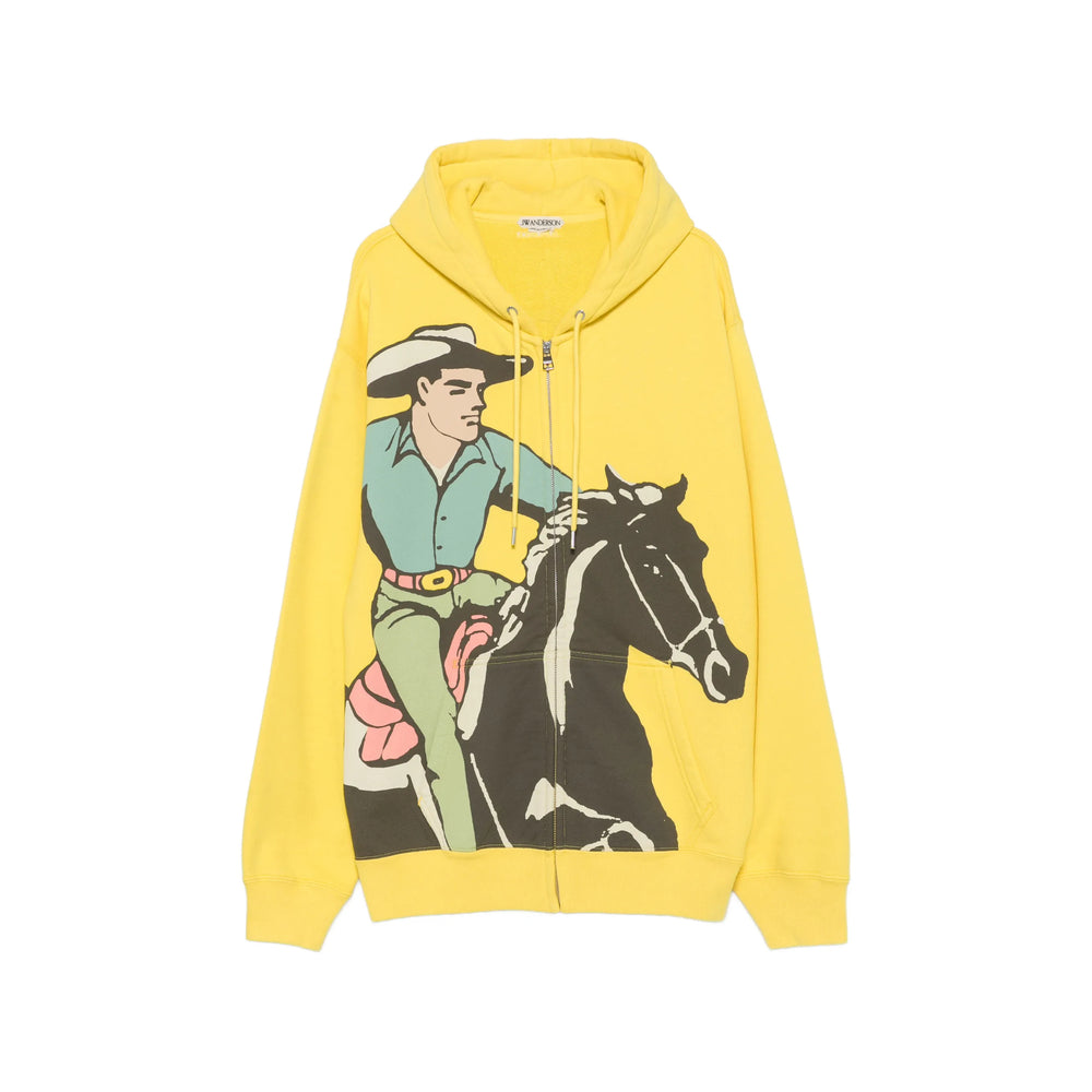 Jw Anderson Yellow Sweaters & Knitwear - Hoodies Men J.W. ANDERSON