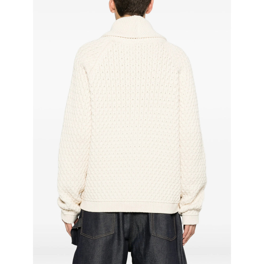 Jw Anderson White Sweaters & Knitwear - Cardigans Men J.W. ANDERSON