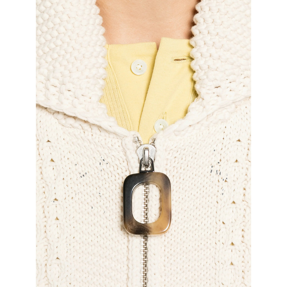 Jw Anderson White Sweaters & Knitwear - Cardigans Men J.W. ANDERSON