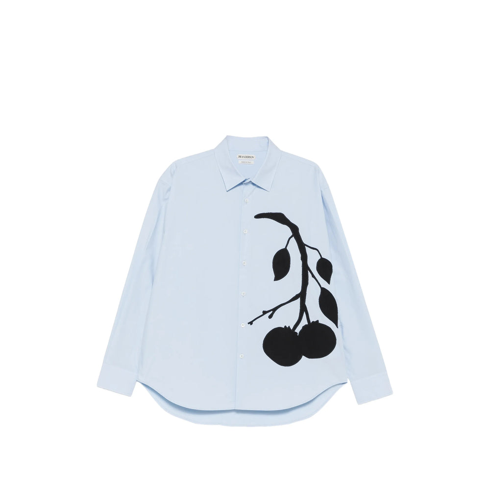 Jw Anderson Blue Shirts Men J.W. ANDERSON