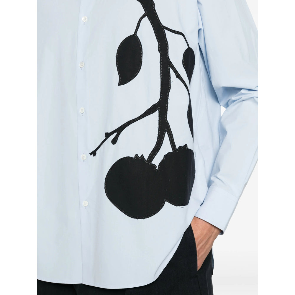 Jw Anderson Blue Shirts Men J.W. ANDERSON
