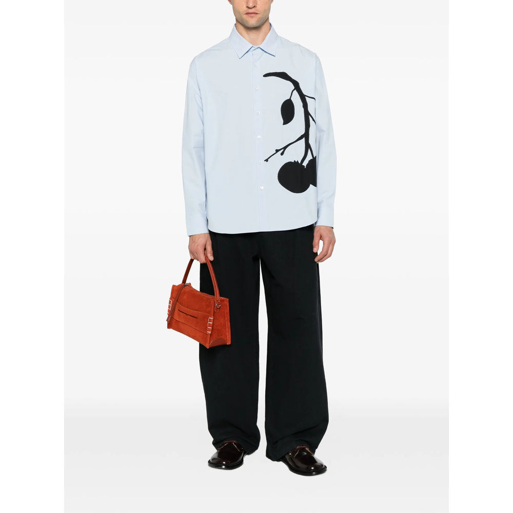 Jw Anderson Blue Shirts Men J.W. ANDERSON