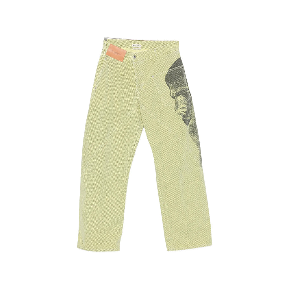 Jw Anderson Yellow Denim - Wide-Leg Jeans Men J.W. ANDERSON
