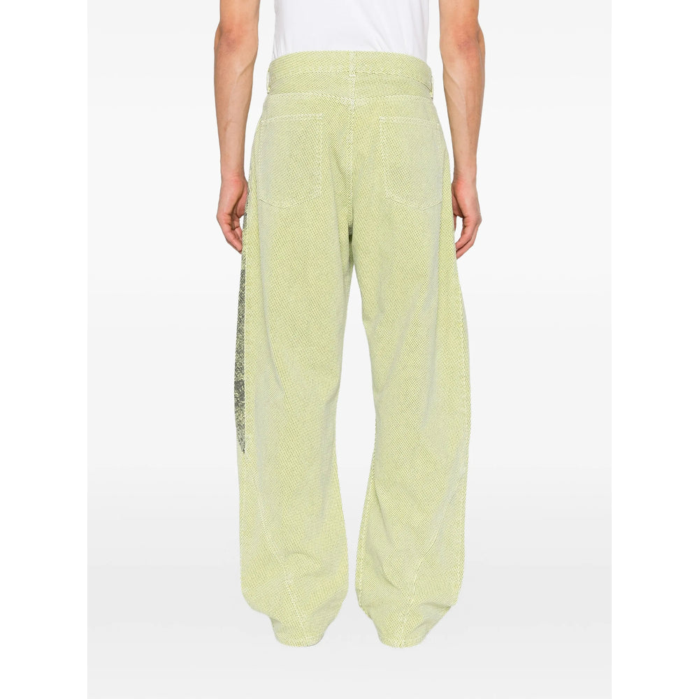 Jw Anderson Yellow Denim - Wide-Leg Jeans Men J.W. ANDERSON