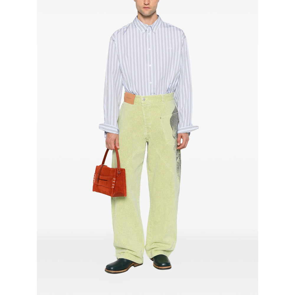 Jw Anderson Yellow Denim - Wide-Leg Jeans Men J.W. ANDERSON