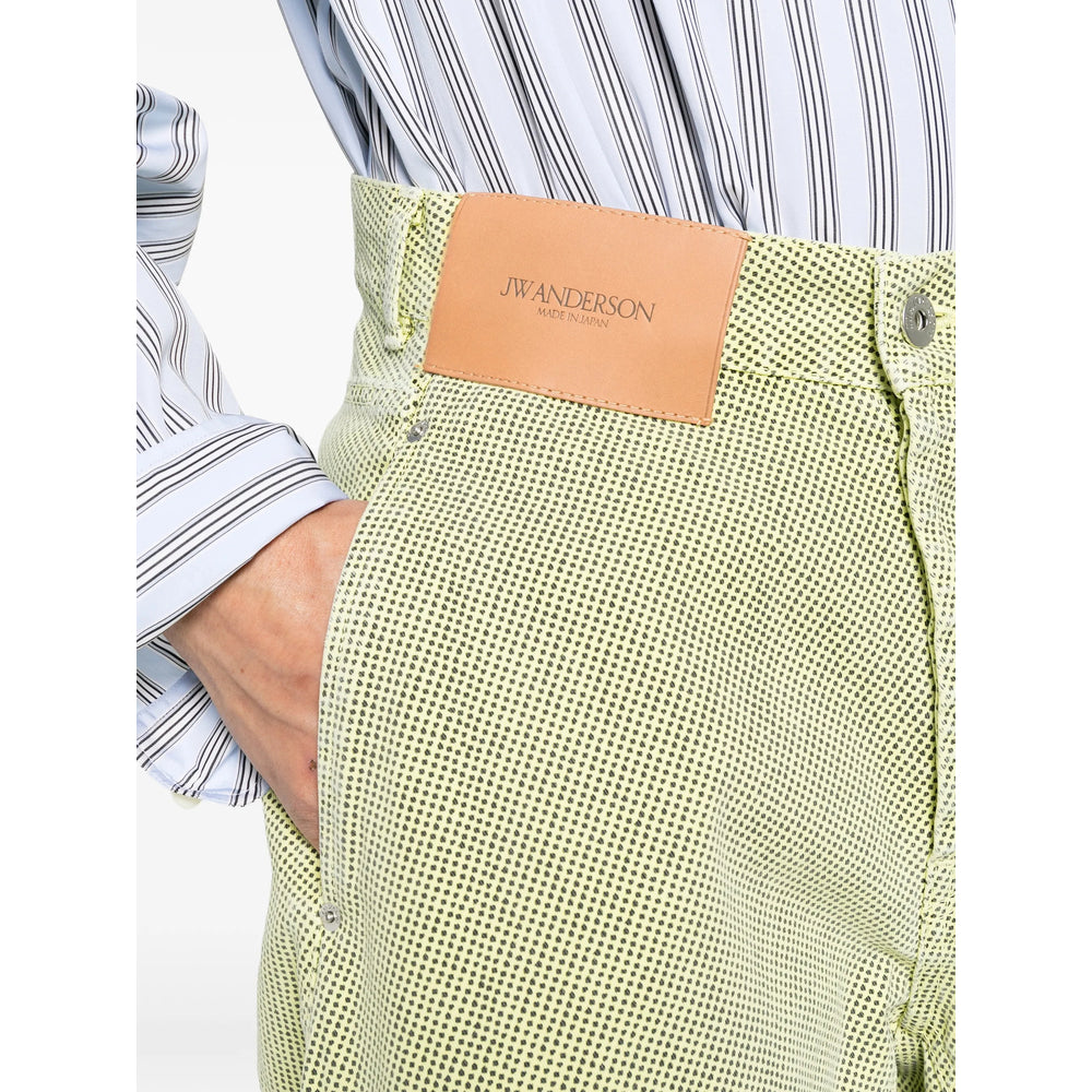 Jw Anderson Yellow Denim - Wide-Leg Jeans Men J.W. ANDERSON