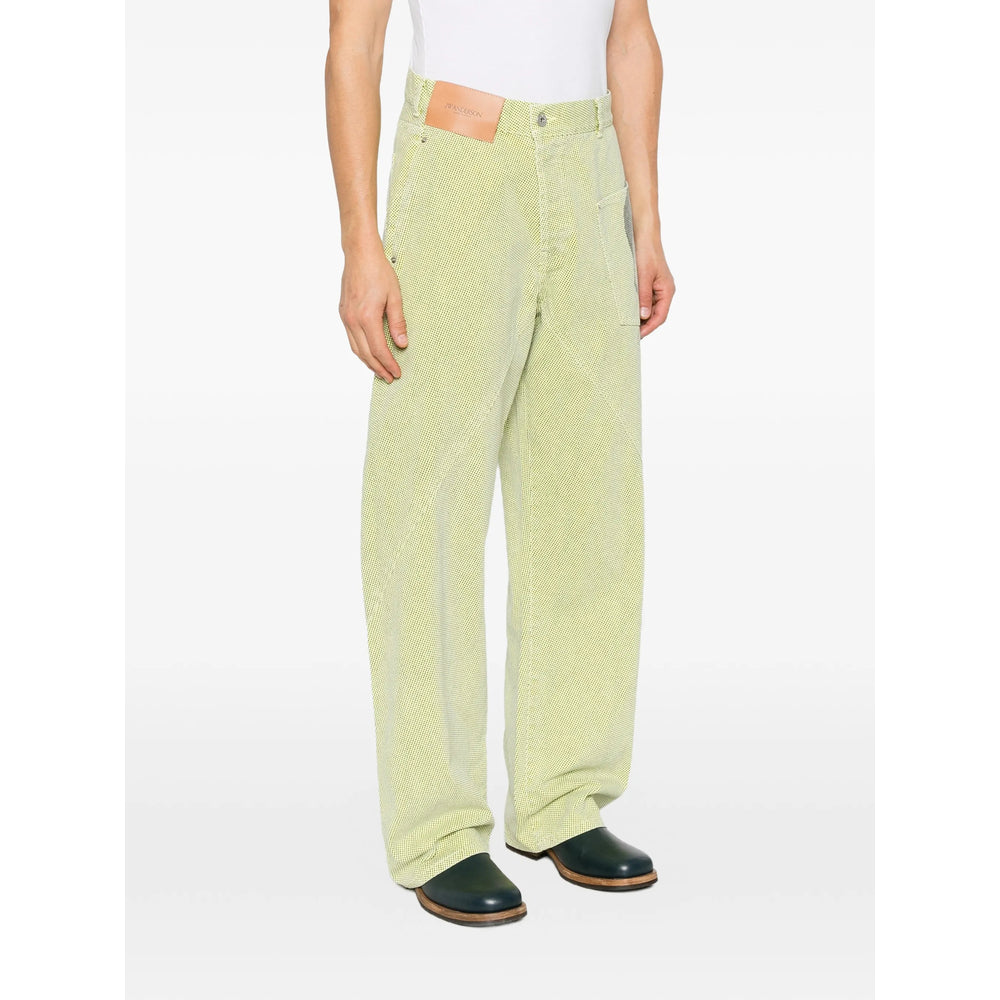 Jw Anderson Yellow Denim - Wide-Leg Jeans Men J.W. ANDERSON