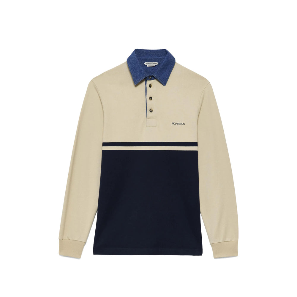 Jw Anderson White Polo Shirts Men J.W. ANDERSON