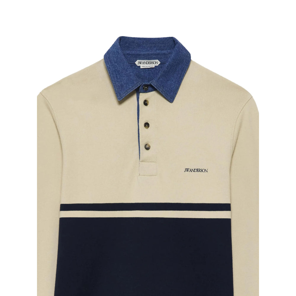 Jw Anderson White Polo Shirts Men J.W. ANDERSON