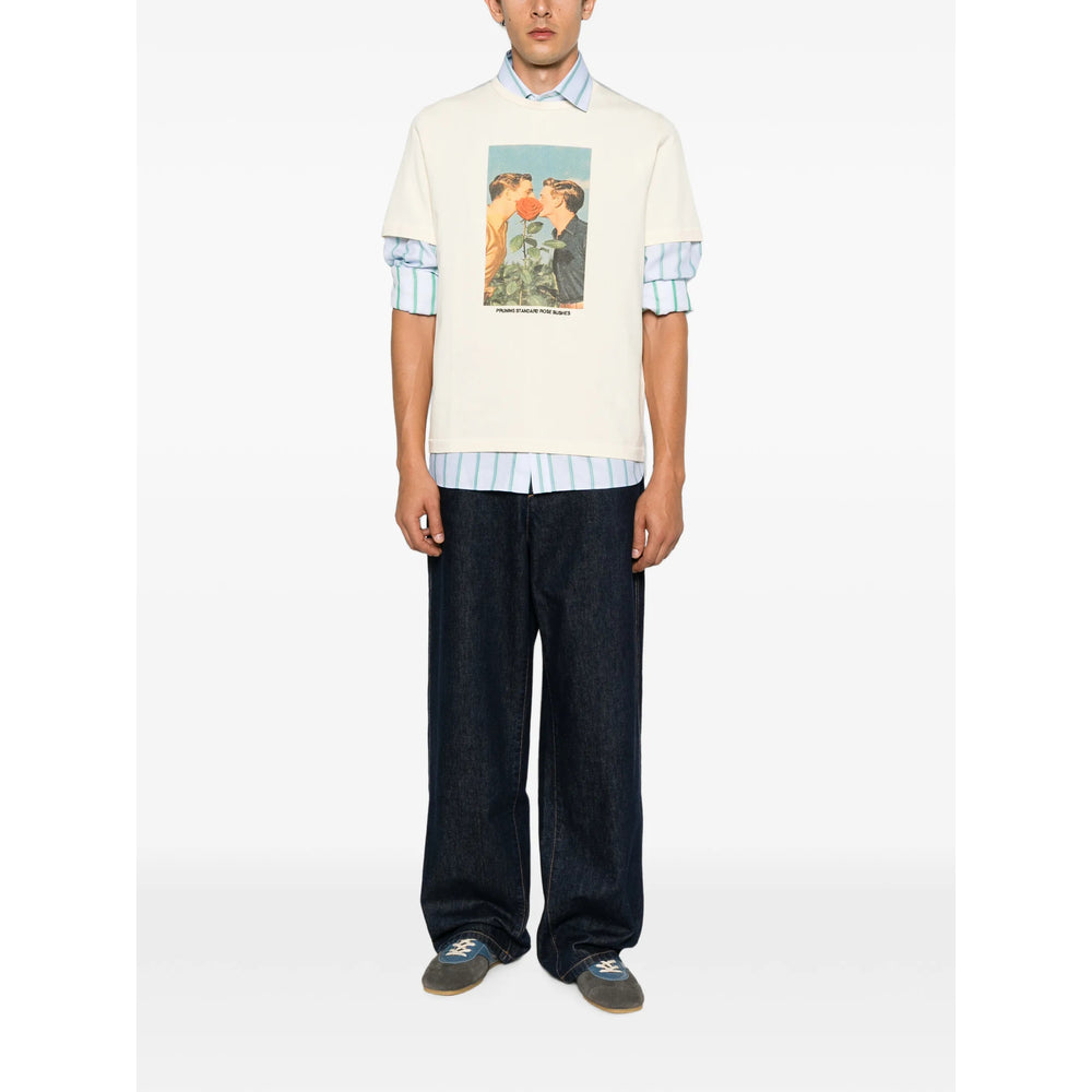 Jw Anderson Neutrals T-Shirts & Vests - T-Shirts Men J.W. ANDERSON