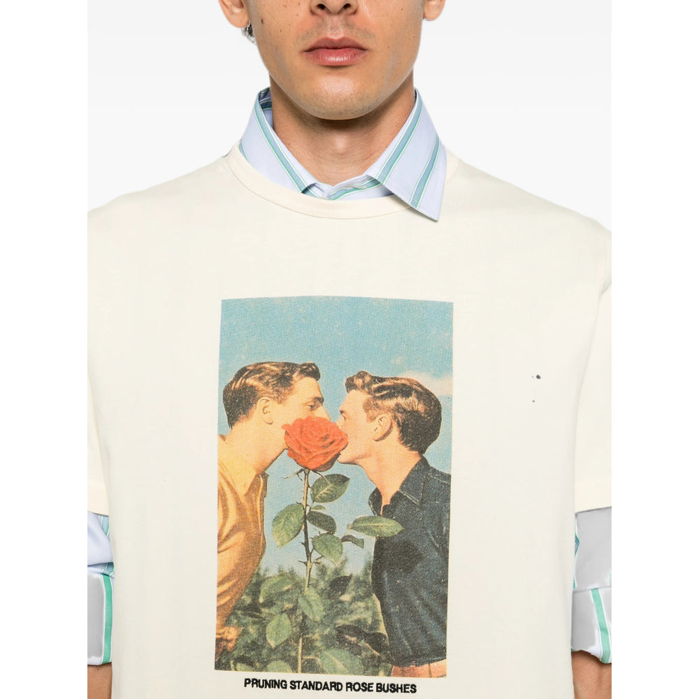 Jw Anderson Neutrals T-Shirts & Vests - T-Shirts Men J.W. ANDERSON