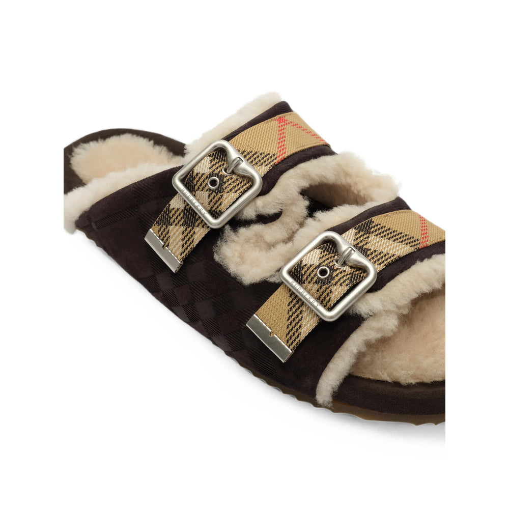 Burberry Brown Sandals Men BURBERRY