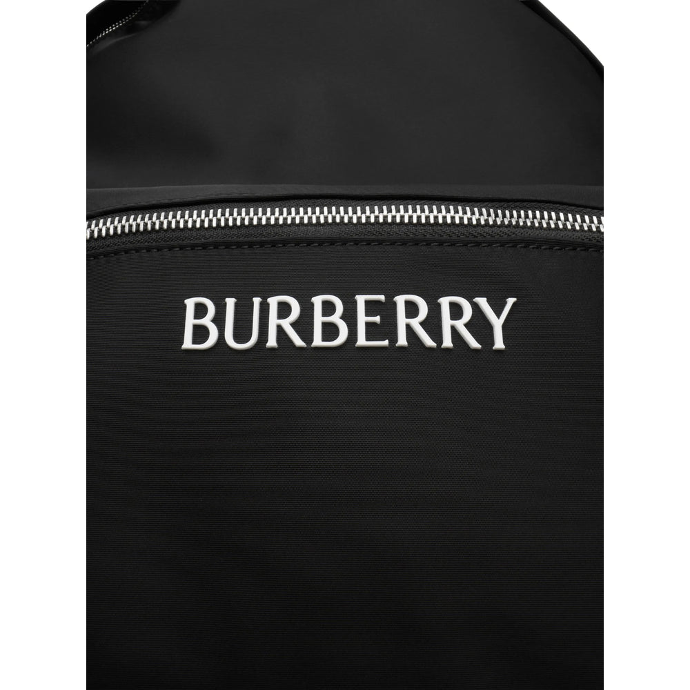 Burberry Black Backpacks Men BURBERRY