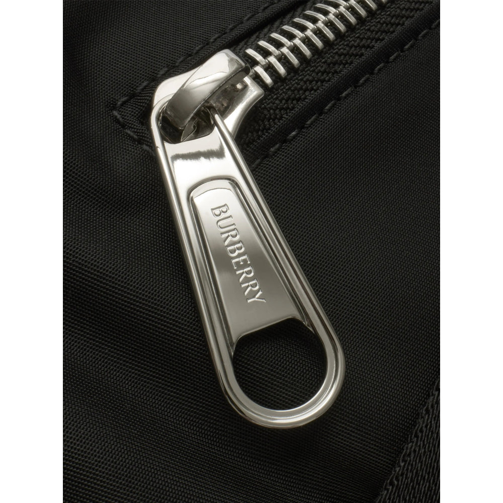 Burberry Black Belt Bags Men BURBERRY