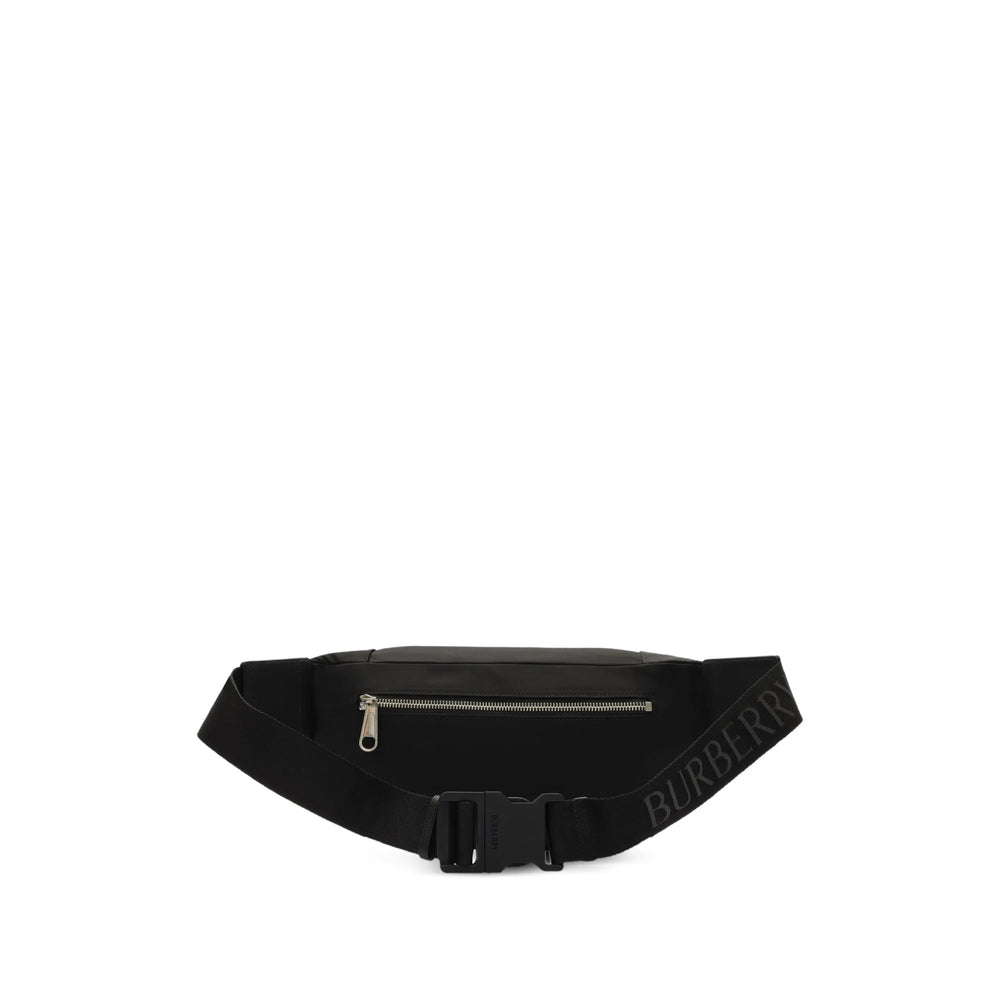 Burberry Black Belt Bags Men BURBERRY