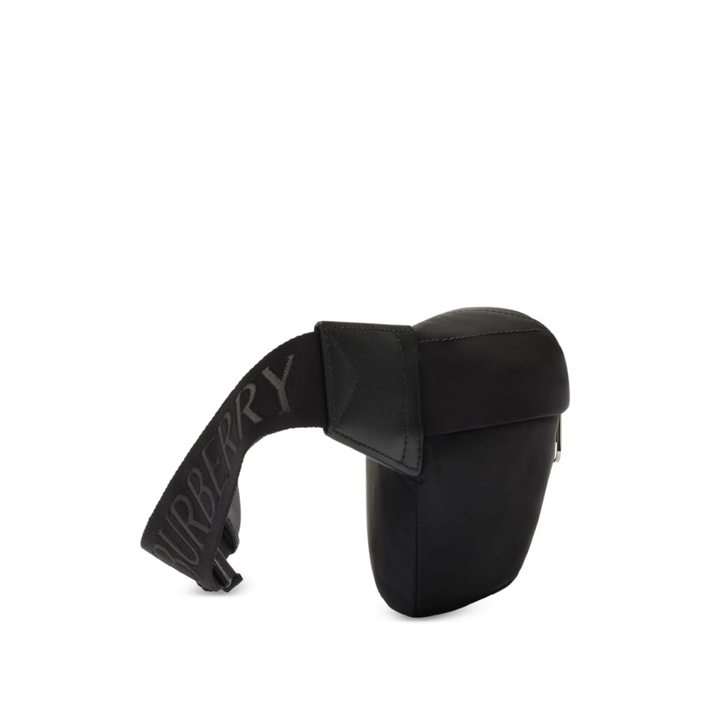 Burberry Black Belt Bags Men BURBERRY