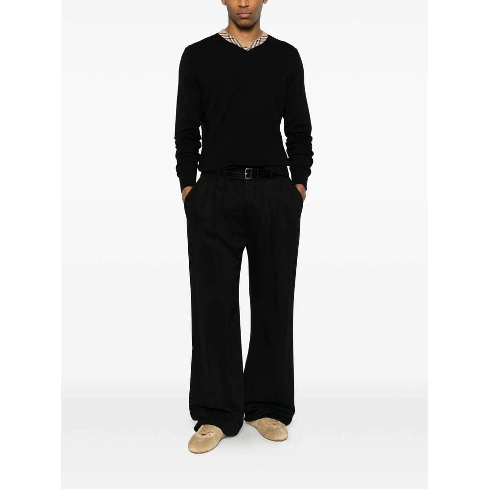 Burberry Black Polo Shirts Men BURBERRY