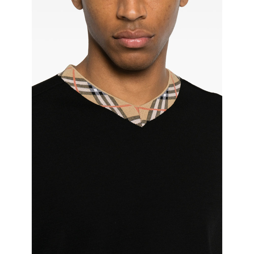 Burberry Black Polo Shirts Men BURBERRY