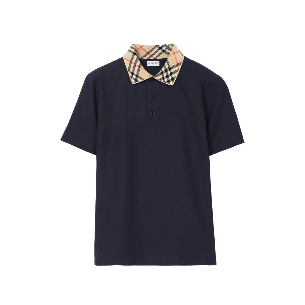 Burberry Blue Polo Shirts Men BURBERRY
