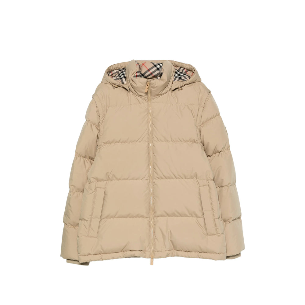 Burberry Neutrals Jackets - Padded & Down Jackets Men BURBERRY