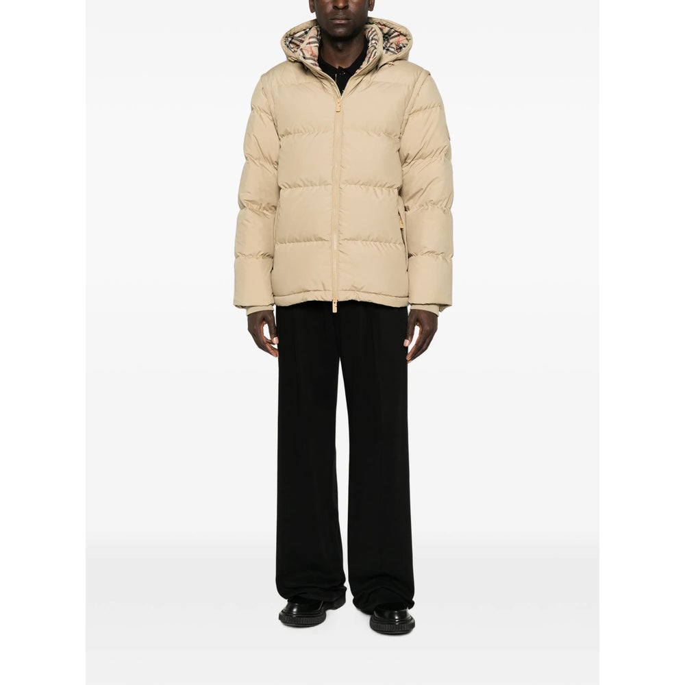 Burberry Neutrals Jackets - Padded & Down Jackets Men BURBERRY