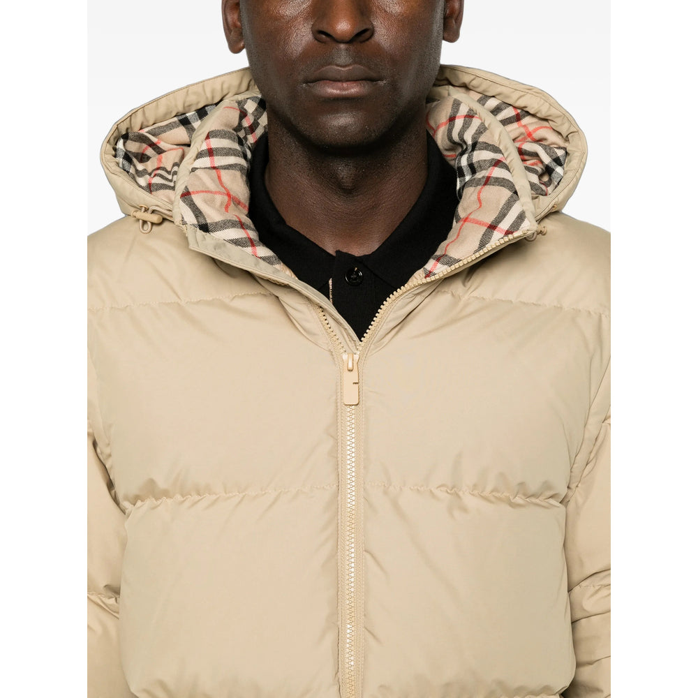 Burberry Neutrals Jackets - Padded & Down Jackets Men BURBERRY