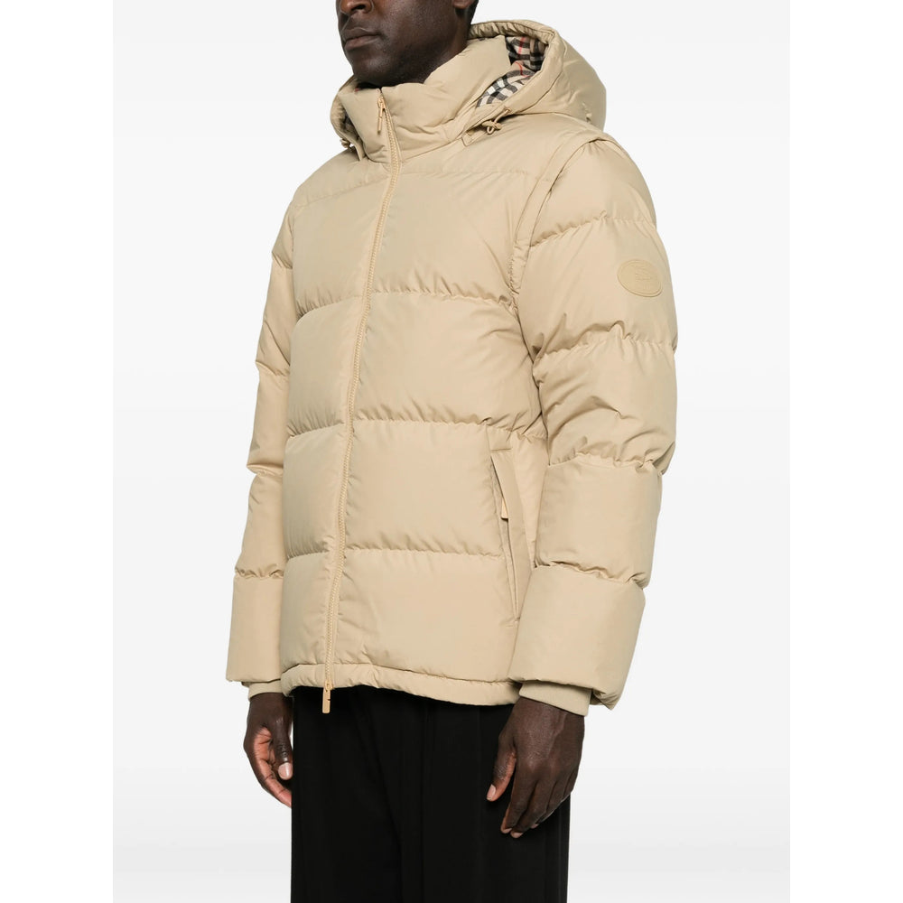 Burberry Neutrals Jackets - Padded & Down Jackets Men BURBERRY