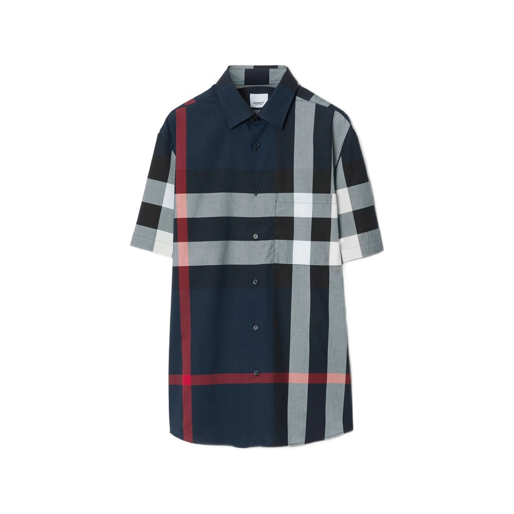 Burberry Blue Shirts Men BURBERRY
