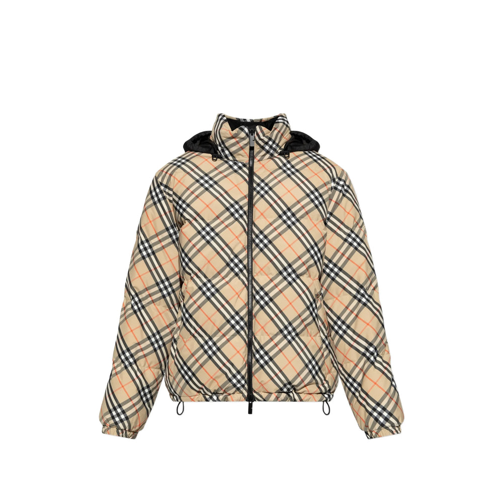 Burberry Neutrals Jackets - Padded & Down Jackets Men BURBERRY