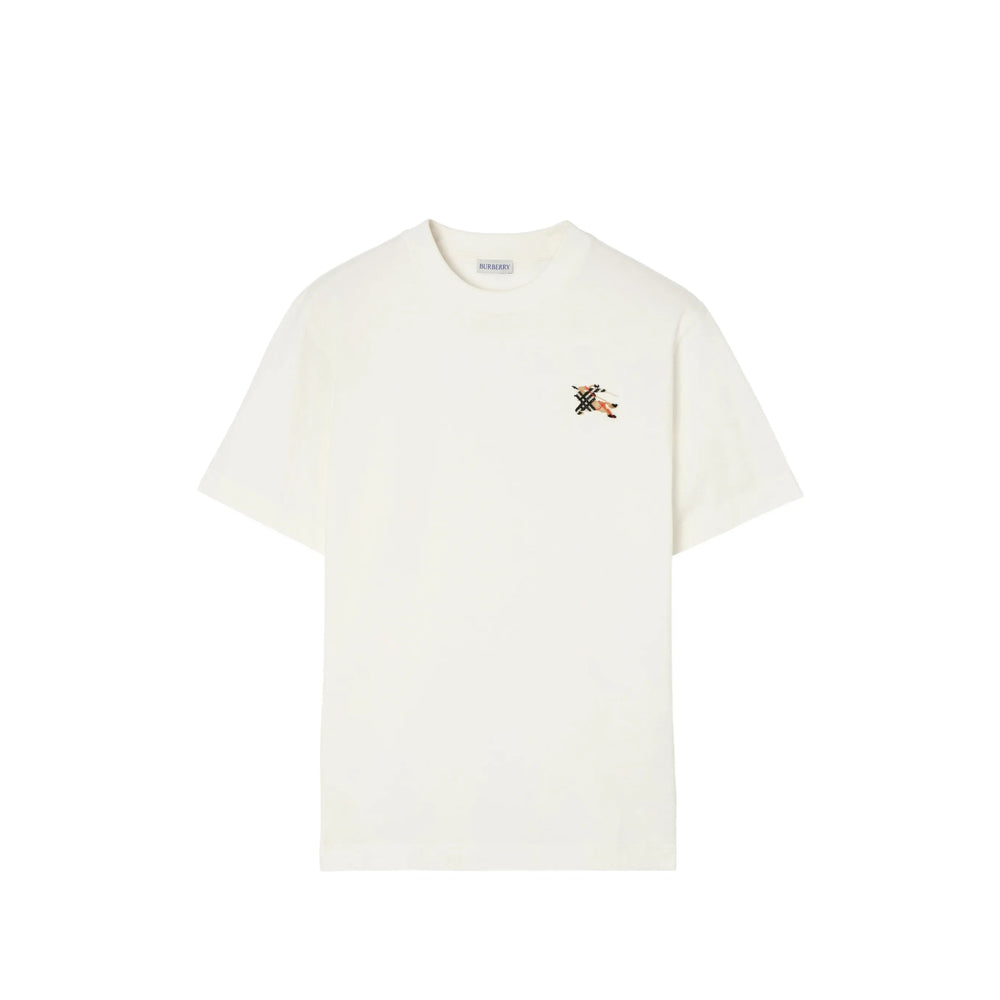 Burberry White T-Shirts & Vests - T-Shirts Men BURBERRY