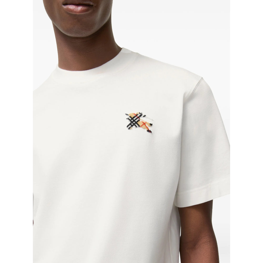 Burberry White T-Shirts & Vests - T-Shirts Men BURBERRY