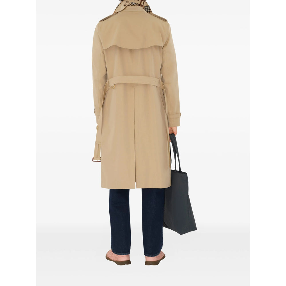 Burberry Neutrals Coats - Trench Coats Men BURBERRY