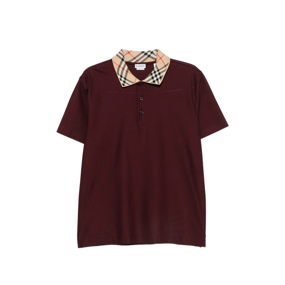 Burberry Red Polo Shirts Men BURBERRY