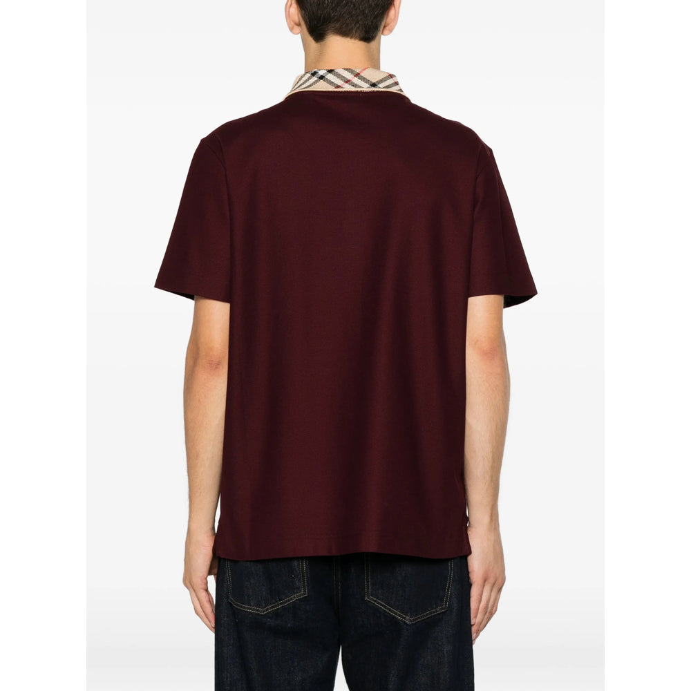 Burberry Red Polo Shirts Men BURBERRY