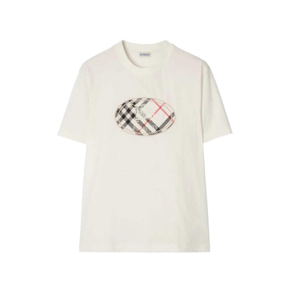 Burberry White T-Shirts & Vests - T-Shirts Men BURBERRY